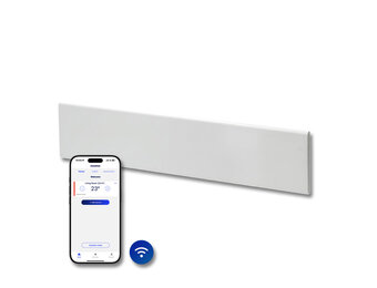 Elektrische Wandradiator Adax Neo Laag +Wifi - Diverse wattages - Kleur Wit
