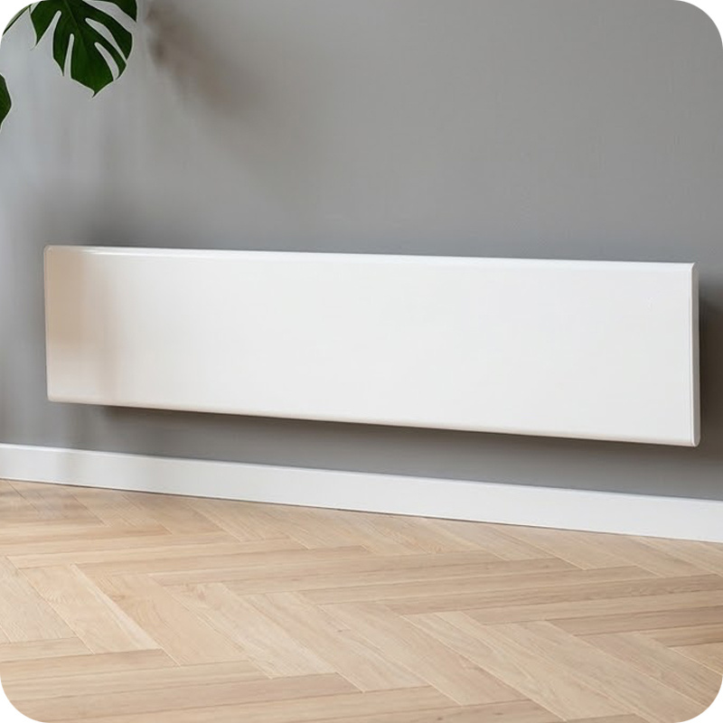 Elektrische Wandradiator Adax Neo Laag +Wifi - Diverse wattages - Kleur Wit