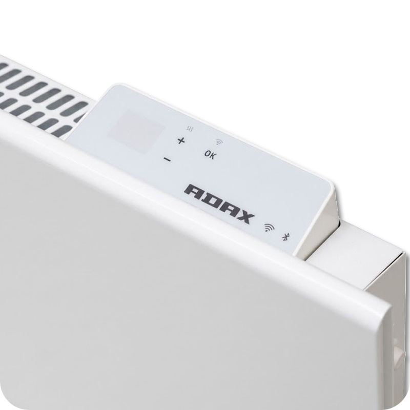 Elektrische Wandradiator Adax Neo Laag +Wifi - Diverse wattages - Kleur Wit