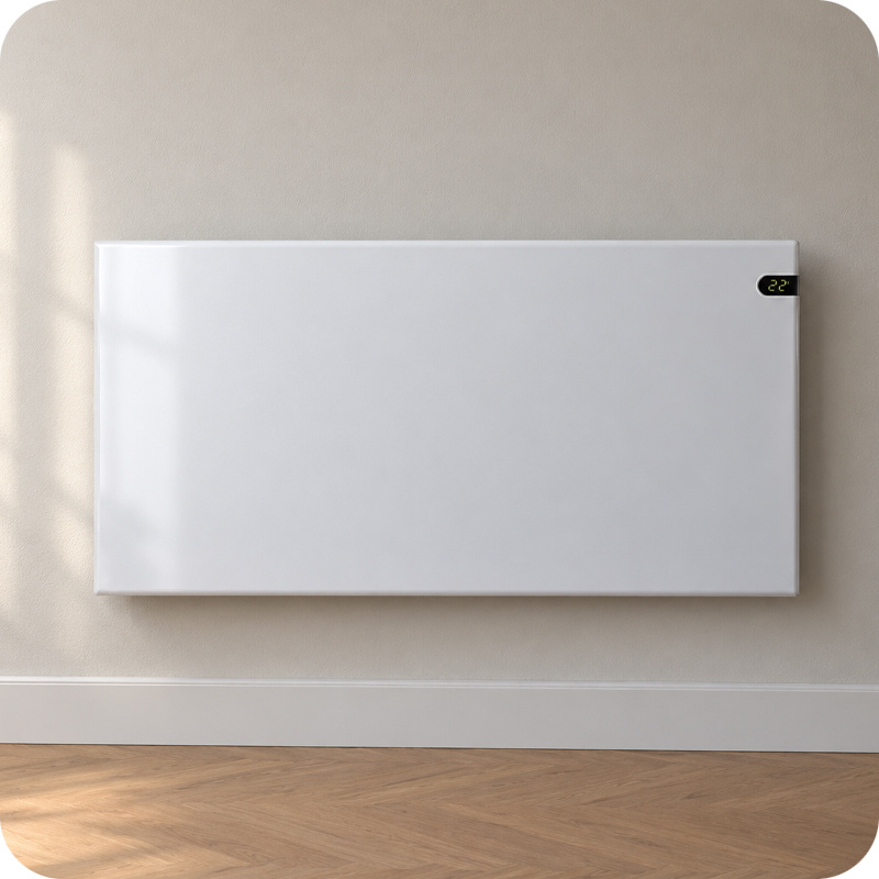Elektrische Wandradiator Adax Neo Hoog - Complete Set - 1000W + 1400W