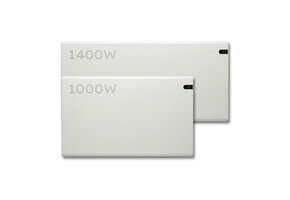 Elektrische Wandradiator Adax Neo Hoog - Complete Set - 1000W + 1400W