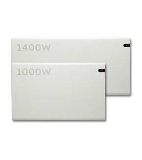 Elektrische Wandradiator Adax Neo Hoog - Complete Set - 1000W + 1400W