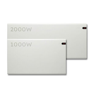 Elektrische Wandradiator Adax Neo Hoog - Complete Set - 1000W + 2000W