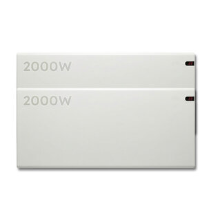 Elektrische Wandradiator Adax Neo Hoog - Complete Set - 2000W + 2000W