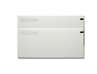 Elektrische Wandradiator Adax Neo Hoog - Complete Set - 2000W + 2000W