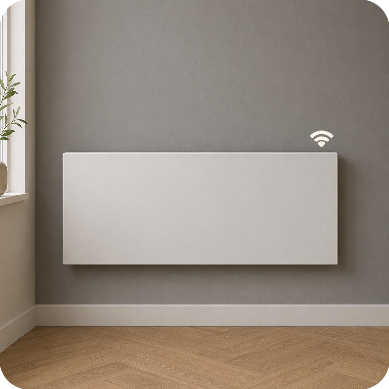 Elektrische Wandradiator Adax Neo Hoog + Wifi - Complete Set - 1000W + 2000W