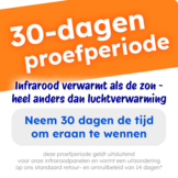 Industrieel Infrarood Verwarmingspaneel 1300W - Wit