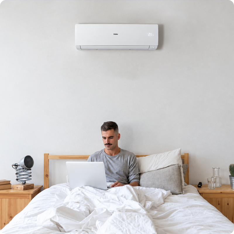 Airco Wandmodel 2,5kW - Singlesplit Complete Set - AS25SBBHRA