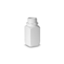 250 ml vierkante potten HDPE wit
