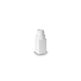 50 ml vierkante potten HDPE wit
