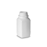 500 ml square bottles HDPE white