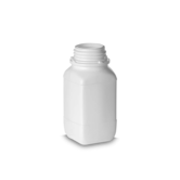 Botellas cuadradas de 500 ml HDPE blanco