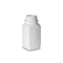 500 ml vierkante potten HDPE wit