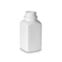 750 ml square bottles HDPE white