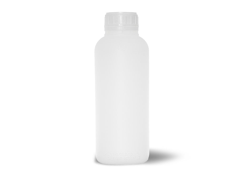 gat vergelijking Blauwdruk HDPE/f fles 1000 ml naturel - Un-packaging