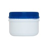 250 ml round jars HDPE white