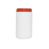 1300 ml round jars HDPE white