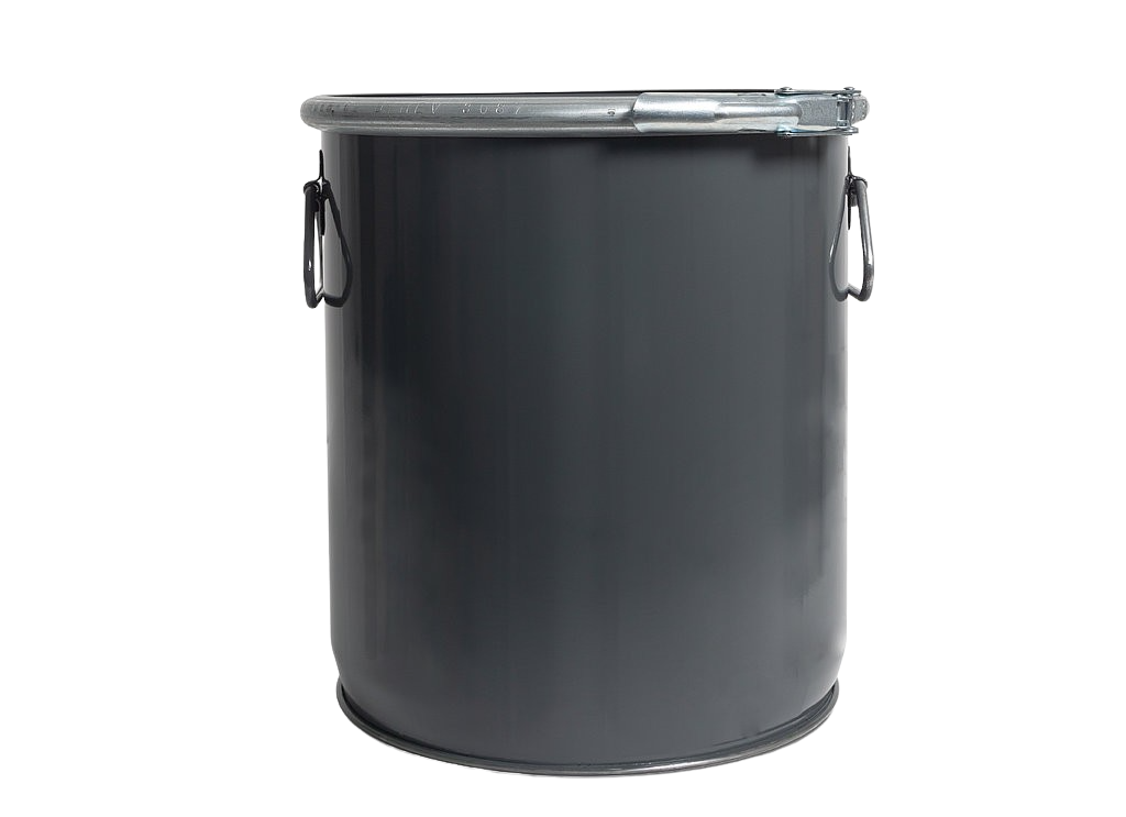 Steel drums with UNX quality mark Unpackaging