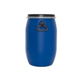 HDPE lidded barrel UN-X approval 120 L