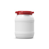 Plastic barrel with screw lid 6 L