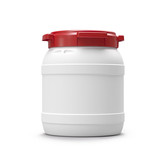 Plastic barrel with screw lid 15 L