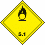 Sticker class 5.1 ''fire-promoting''