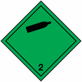Sticker class 2.2 ''non-toxic non-flammable gases''