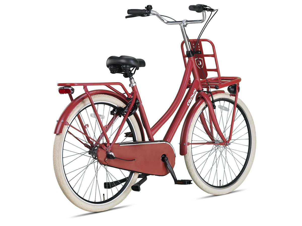 Crown Istanbul Transportfiets 28 inch Warm Red N3