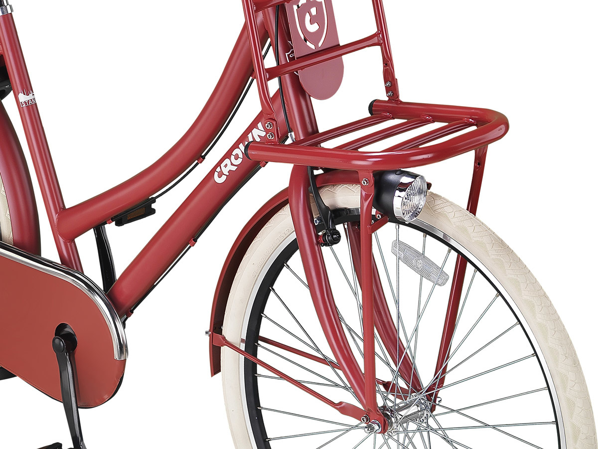 Crown Istanbul Transportfiets 28 inch Warm Red N3