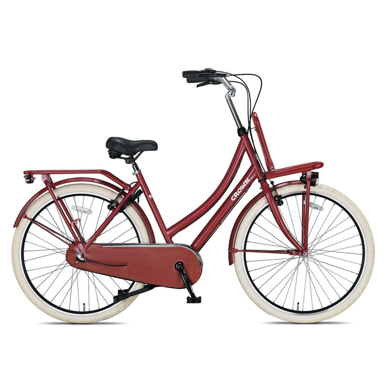 Crown Istanbul Transportfiets 28 inch Warm Red N3