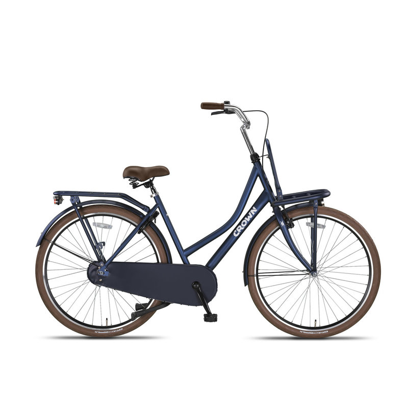 Crown Holland 28 inch Transportfiets 53cm Jeans Blue