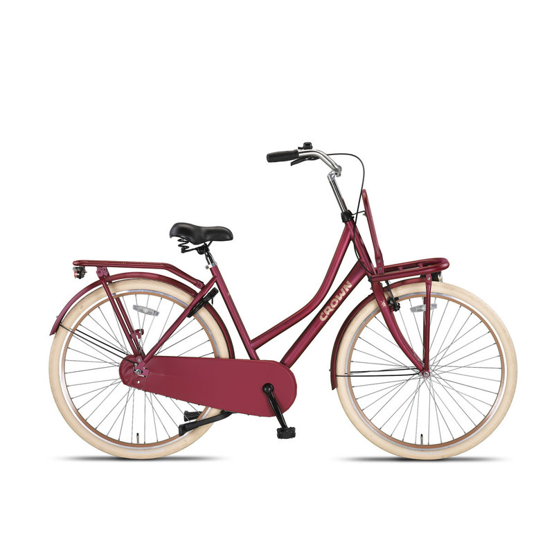 Crown Holland 28 inch Transportfiets 53cm Maroon