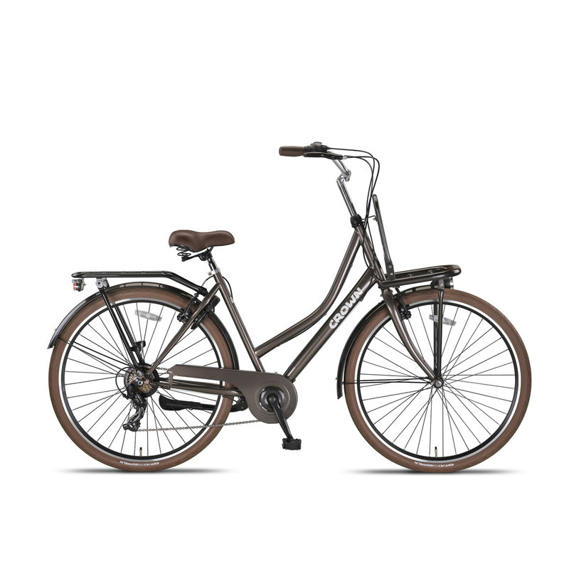 Crown Berlin 28 inch Transportfiets 53cm Ash Grey 7v
