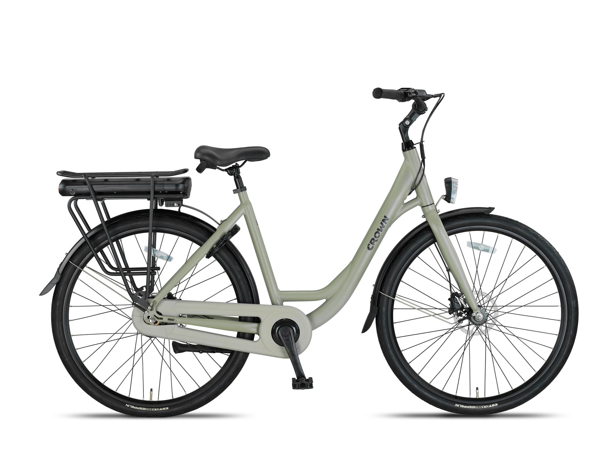 Crown Los Angeles Elektrische Damesfiets 28 inch 52cm