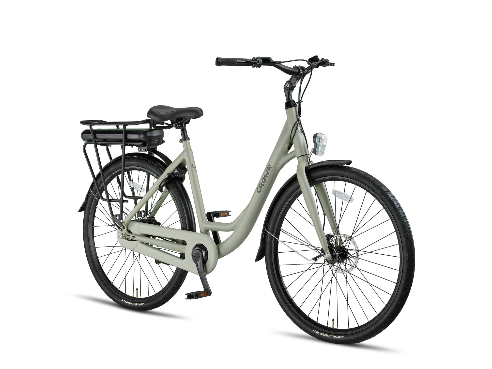 Crown Los Angeles Elektrische Damesfiets 28 inch 52cm