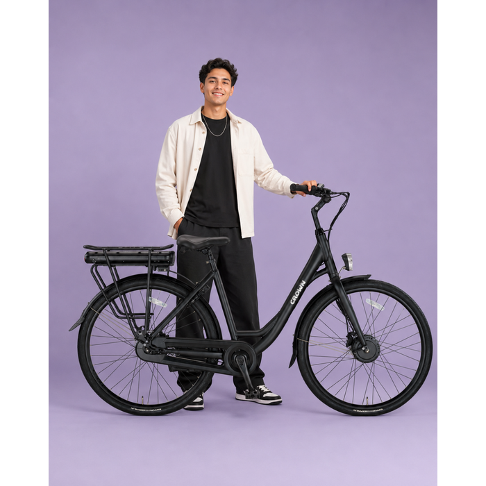 Crown Sydney Elektrische Damesfiets 28 inch 52cm 7v
