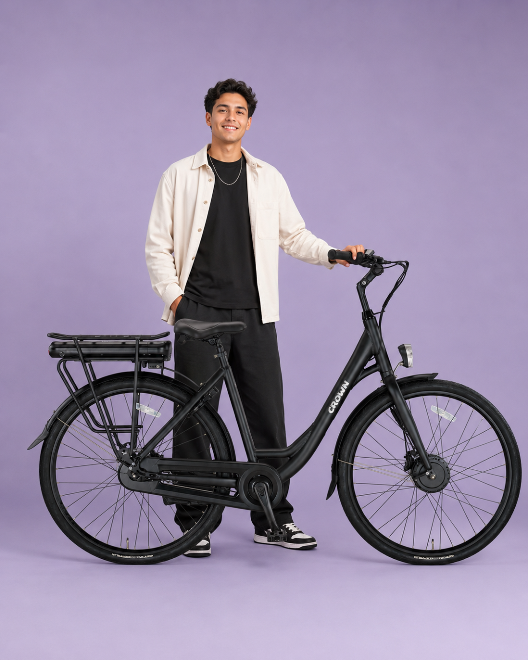 Crown Sydney Elektrische Damesfiets 28 inch 52cm 7v
