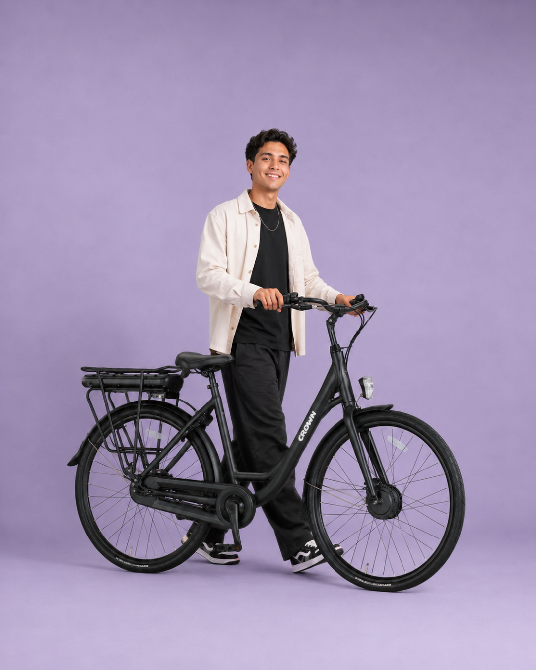 Crown Sydney Elektrische Damesfiets 28 inch 52cm 7v