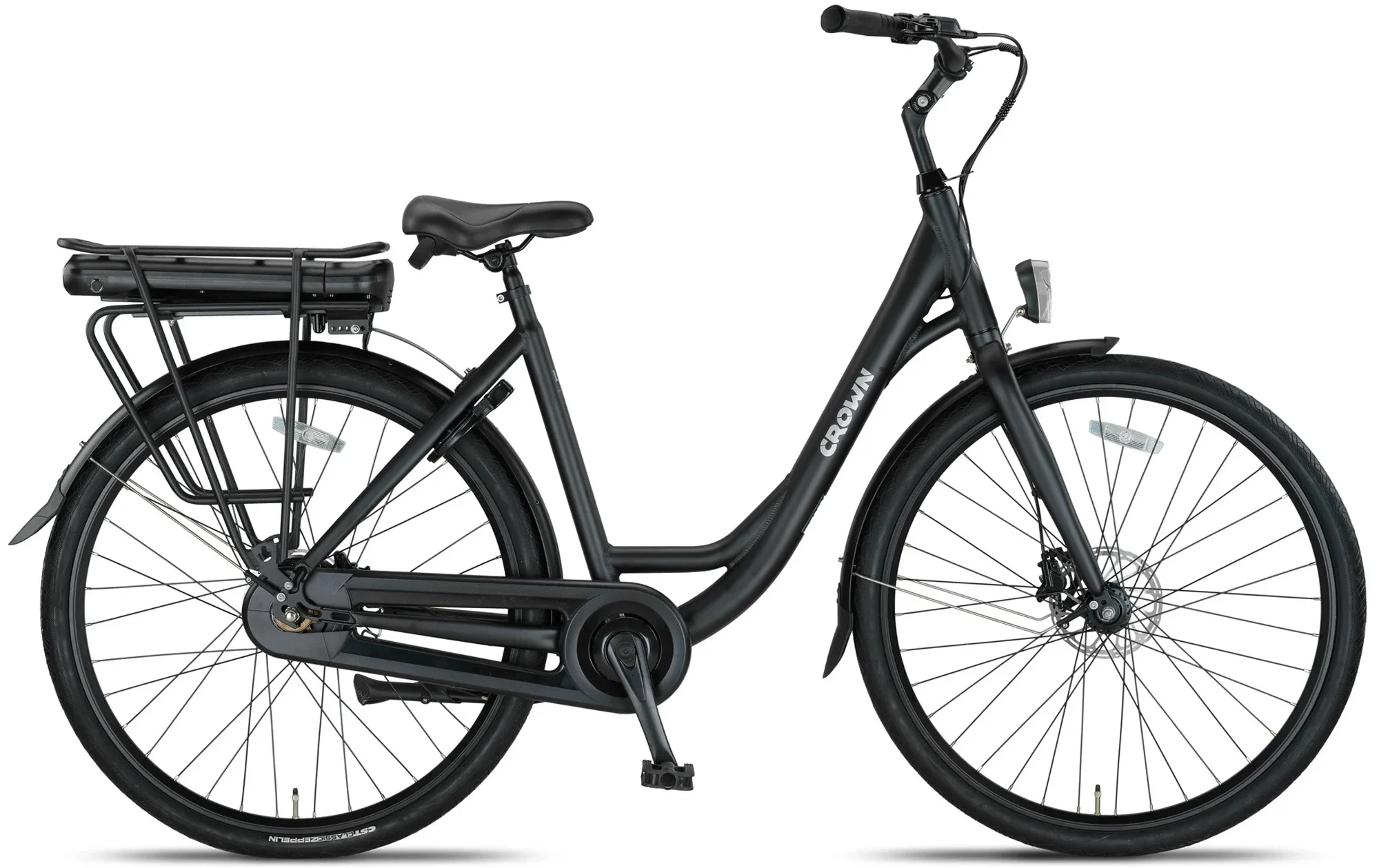 Crown Los Angeles Elektrische Damesfiets 28 inch 52cm