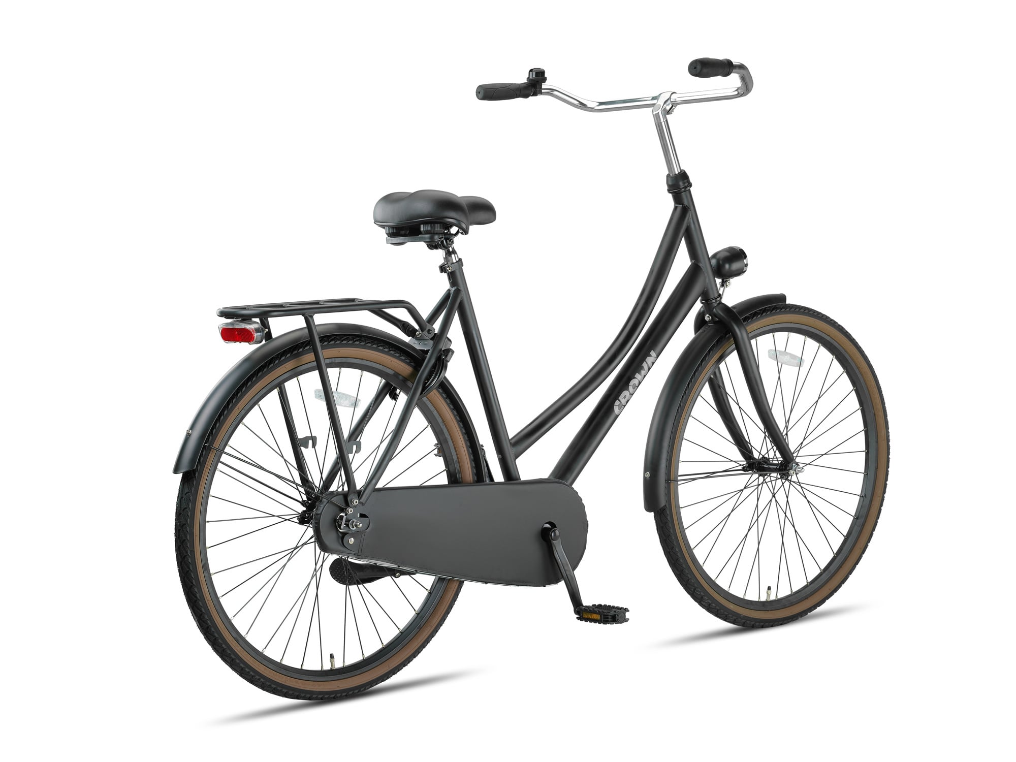 Crown Oslo 28inch Omafiets 53cm Mat Zwart
