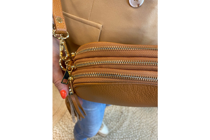 LEREN TRIPLE ZIP BAG