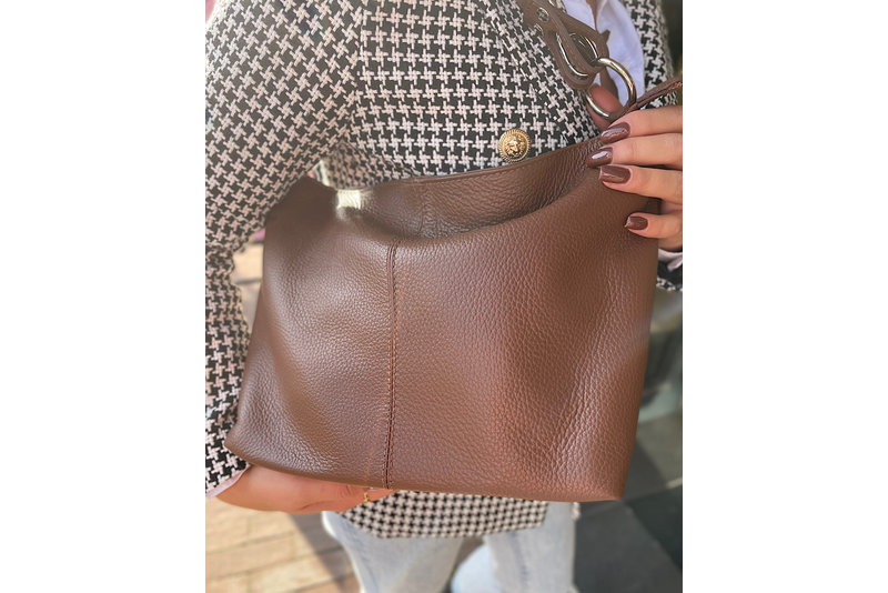 Hobo schouder tas camel