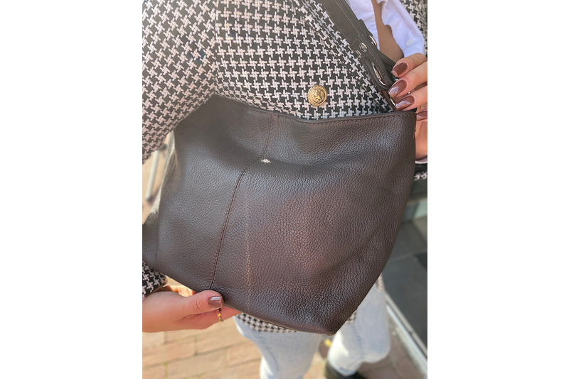 Hobo schouder tas bruin
