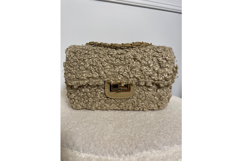 My favorite teddy bag taupe