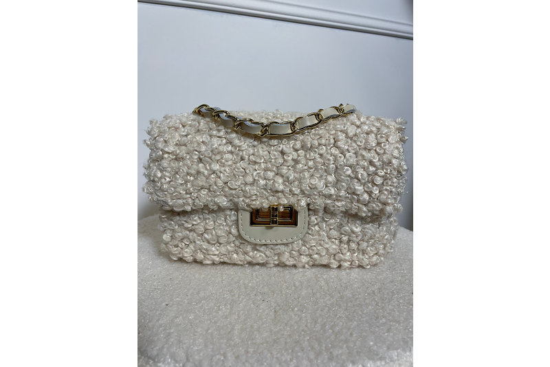 My favorite teddy bag beige