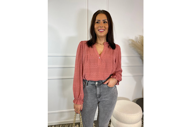 Lovely blouse rose