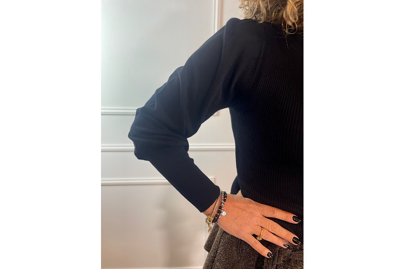 Nanna pullover zwart