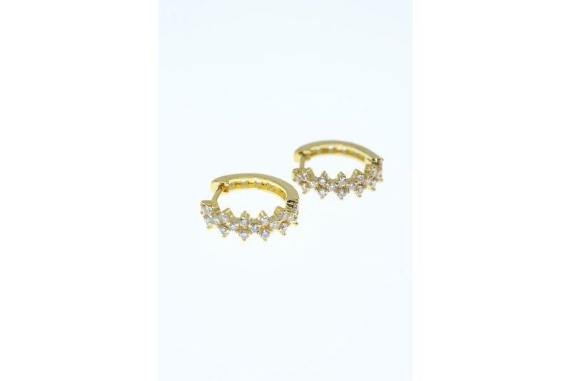 Oorbel elegant stones