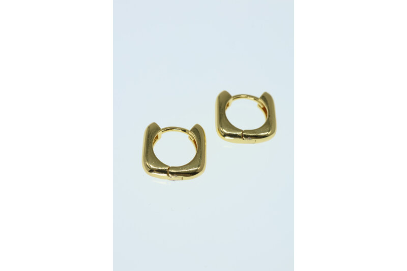 Oorbel mini square huggie