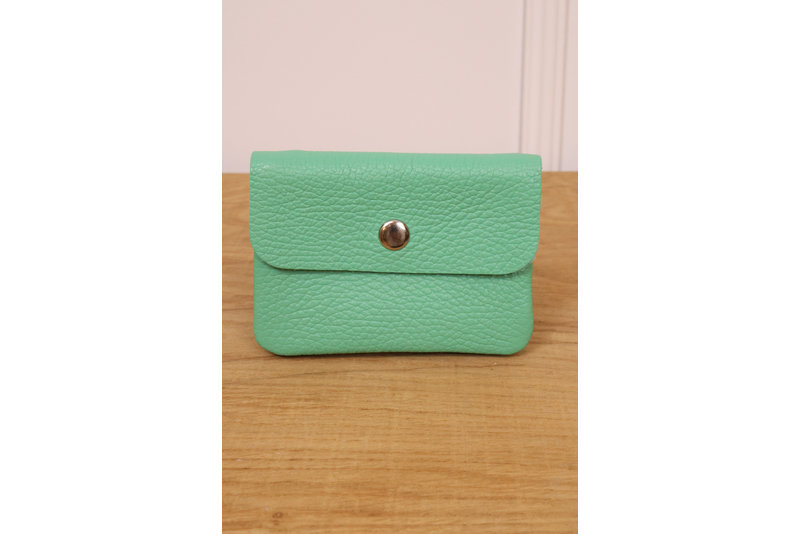 Mini wallet leer